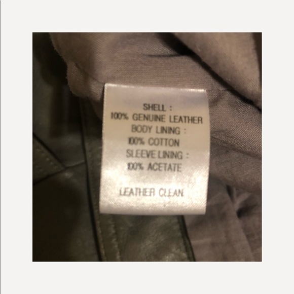 Gray Leather Jacket - Picture 8 of 8